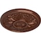 Ekena Millwork Edinburgh Ceiling Medallion (Fits Canopies up to 5 1/4"), Hand-Painted Copper Penny, 18"OD x 1 3/4"P CM18EDCPS - alternate 2